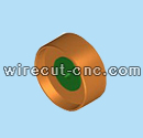 Brass pulley wire threading