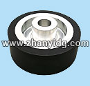 Black glue tension wheel EDM