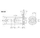 Taper ISO 20; 25 (Dimensions)